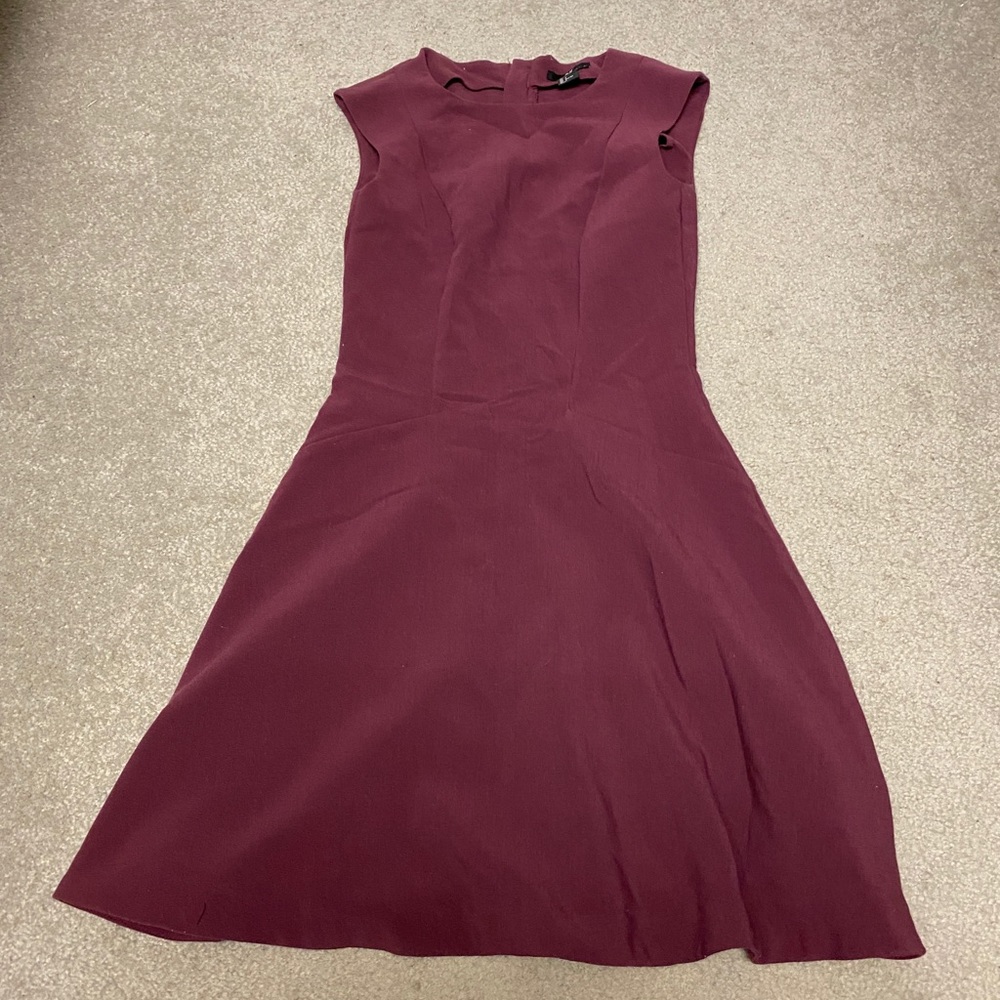 H&M plum skater skirt dress